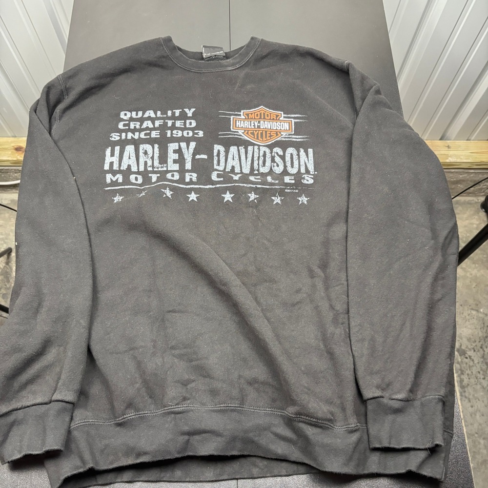 Harley Davidson Sweatshirt Quality Crafted Since 1903 Motor‎ Cycles Biker